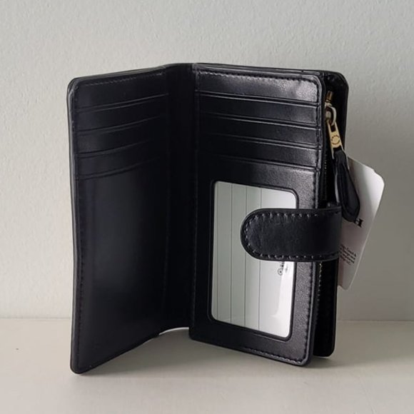 NWT $89 *NEW* Medium Corner Zip Wallet In Signature C - Picture 7 of 9